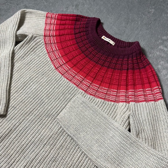 Marine Layer Sweaters - Marine Layer Demi Raglan Womens Wool Blend Sweater Size S Heathered Gray